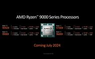 AMD is launching four CPUs as part of the first wave of Ryzen 9000 processors (Image via AMD)